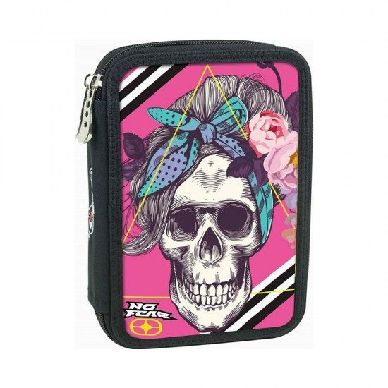 No Fear Skully Κασετίνα Διπλή (347-80100)